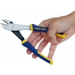 Irwin Vise-Grip Diagonal Cutting Pliers, Cut: Flush, Jaw Width: 1-1/8", Jaw Length: 7/8", ESD Safe: No 8 Irwin Vise-Grip Diagonal Cutting Pliers, Cut: Flush, Jaw Width: 1-1/8", Jaw Length: 7/8", ESD Safe: No -Irwin PI Asset 965420