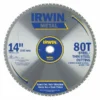 Irwin 14", 80-Teeth Circular Saw Blade