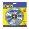 Irwin 6-1/2", 40-Teeth Circular Saw Blade, Steel