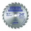 Irwin 7-1/4" Circular Saw Blade, Steel, PK25