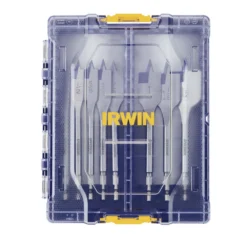 Irwin Speedbor 6" High Speed Steel 8-Piece Spade Drill Bit Set