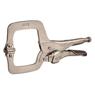 IRWIN® IRHT82586 - New Fast Release™ Vise Grip™ 3-3/8" Swivel Pads Fast Jaw Opening C-Jaws Locking Clamp 1 IRWIN® IRHT82586 - New Fast Release™ Vise Grip™ 3-3/8" Swivel Pads Fast Jaw Opening C-Jaws Locking Clamp