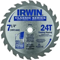 Irwin 7-1/4-Inch X 24-Tooth Circular Classic Series Saw Blade