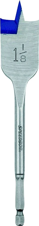 Irwin 1-1/8 X 6-Inch Carbon Steel Woodboring Spade Bit